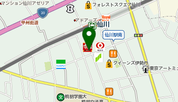 AUBE HAIR RIVES(ライブス)仙川店の地図画像