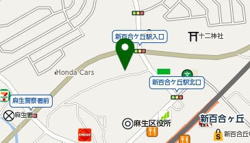 AUBE HAIR sereine(セレーヌ)新百合ケ丘店の地図画像