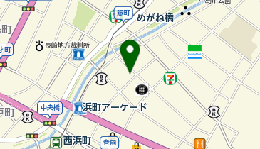 AUBE HAIR atelier(アトリエ)長崎店の地図画像