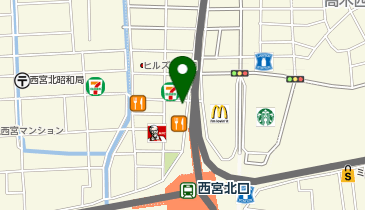AUBE HAIR lyon(リヨン)西宮北店の地図画像