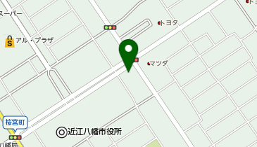 AUBE HAIR wink(ウィンク)近江八幡店の地図画像