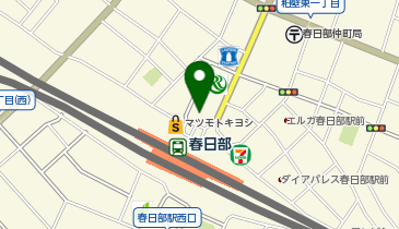 AUBE HAIR saphir(サフィール)春日部店の地図画像
