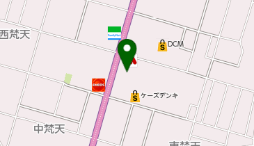 AUBE HAIR theo(テオ)秋田由利本荘梵天店の地図画像