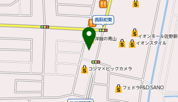 AUBE HAIR hal(ハル)佐野店の地図画像