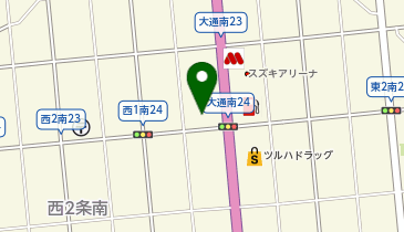 AUBE HAIR ana(アナ)大通店の地図画像