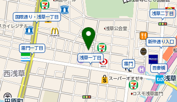 AUBE HAIR isto(イスト)浅草店の地図画像