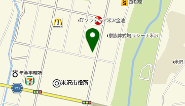 AUBE HAIR haku(ハク)米沢店の地図画像