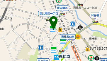 AUBE HAIR ebis(エビス)恵比寿店の地図画像