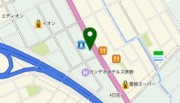 AUBE HAIR hana(ハナ)長野茅野の地図画像