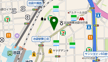 AUBE HAIR lounge(ラウンジ)池袋店の地図画像