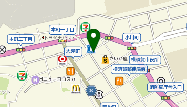AUBE HAIR elena(エレナ)横須賀店の地図画像