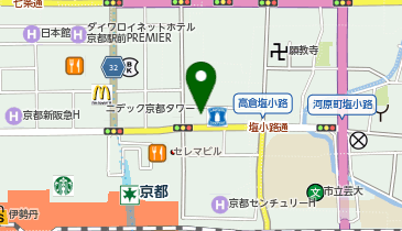 AUBE HAIR vogue(ヴォーグ)京都3号店の地図画像