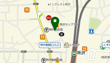 AUBE HAIR arte(アルテ)所沢店の地図画像