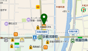 AUBE HAIR trad(トラッド)京都四条河原町店の地図画像