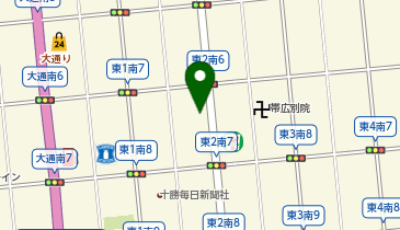AUBE HAIR raffine(ラフィネ)帯広店の地図画像
