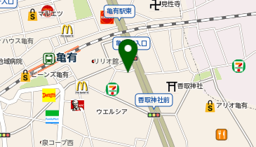 AUBE HAIR raili(ライリ)亀有店の地図画像