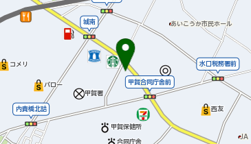 AUBE HAIR mint (ミント)甲賀店の地図画像