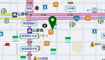 ジャンカラ 心斎橋3号店の地図画像