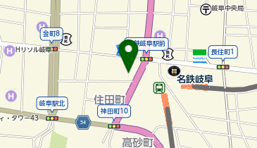 ジャンカラ 岐阜駅前店の地図画像