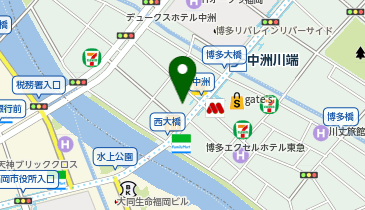 ジャンカラ 中洲川端駅前店の地図画像
