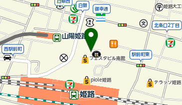 ジャンカラ 姫路みゆき通店の地図画像