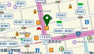 ジャンカラ すすきの2号店の地図画像