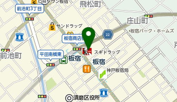 ジャンカラ 板宿駅前店の地図画像