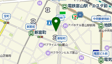 ジャンカラ 富山駅前店の地図画像