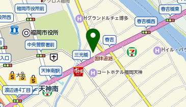 ジャンカラ 西中洲店の地図画像