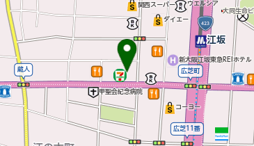 ジャンカラ 江坂店の地図画像