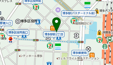 ジャンカラ 博多駅博多口はかた駅前通り店の地図画像