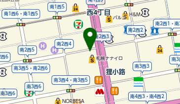 ジャンカラ すすきの狸小路店の地図画像