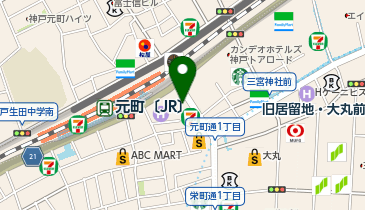 ジャンカラ 元町駅前2号店の地図画像