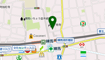 カットファクトリー 練馬店の地図画像