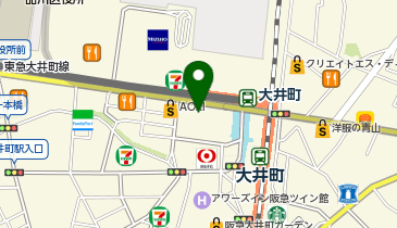 カットファクトリー イトーヨーカドー大井町店の地図画像