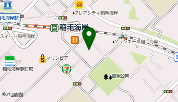 カットファクトリー イオンマリンピア稲毛海岸店の地図画像