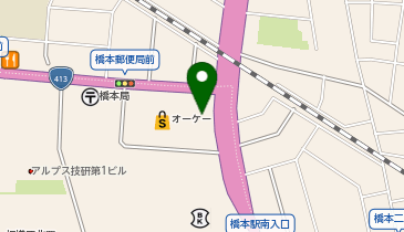 カットファクトリー ラ・フロール橋本店の地図画像