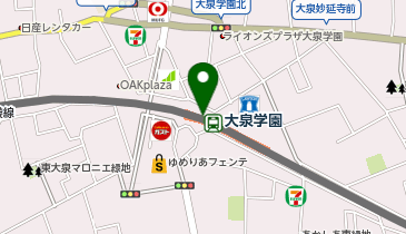 カットファクトリー 西武大泉学園駅店の地図画像