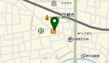カットファクトリー 野方店の地図画像