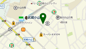 カットファクトリー 武蔵小山店の地図画像