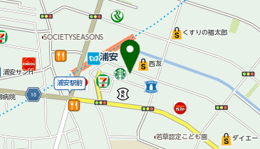 カットファクトリー 浦安駅前店の地図画像