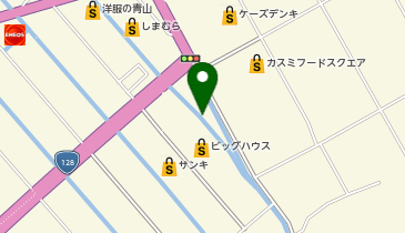 カットファクトリー 東金店の地図画像