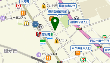 カットファクトリー 横須賀中央店の地図画像