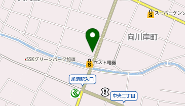 餃子の雪松 加須店の地図画像