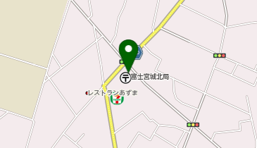 餃子の雪松 富士宮店の地図画像