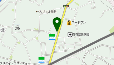 餃子の雪松 鶴巻温泉店の地図画像