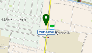餃子の雪松 小金井店の地図画像