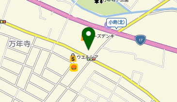 餃子の雪松 本庄店の地図画像
