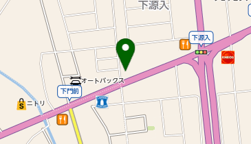 餃子の雪松 上越店の地図画像