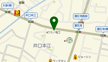 餃子の雪松 高岡店の地図画像